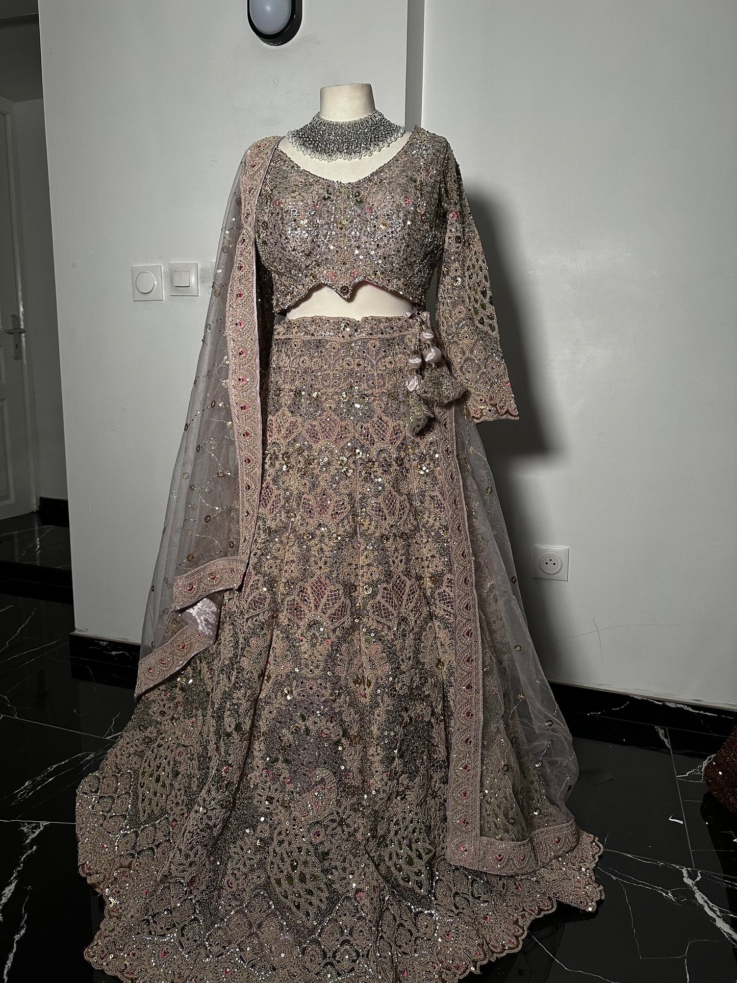 Lehenga Lilas