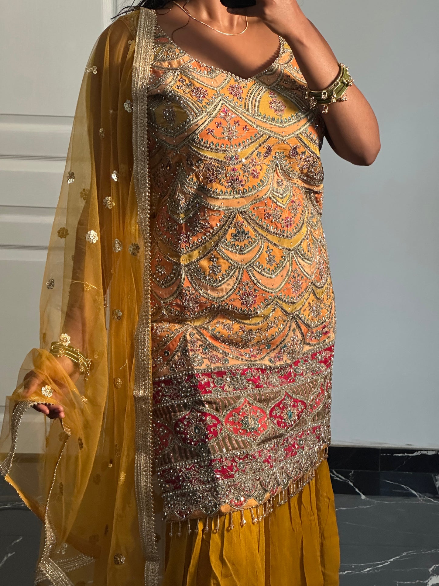Salwar Safran Imperial