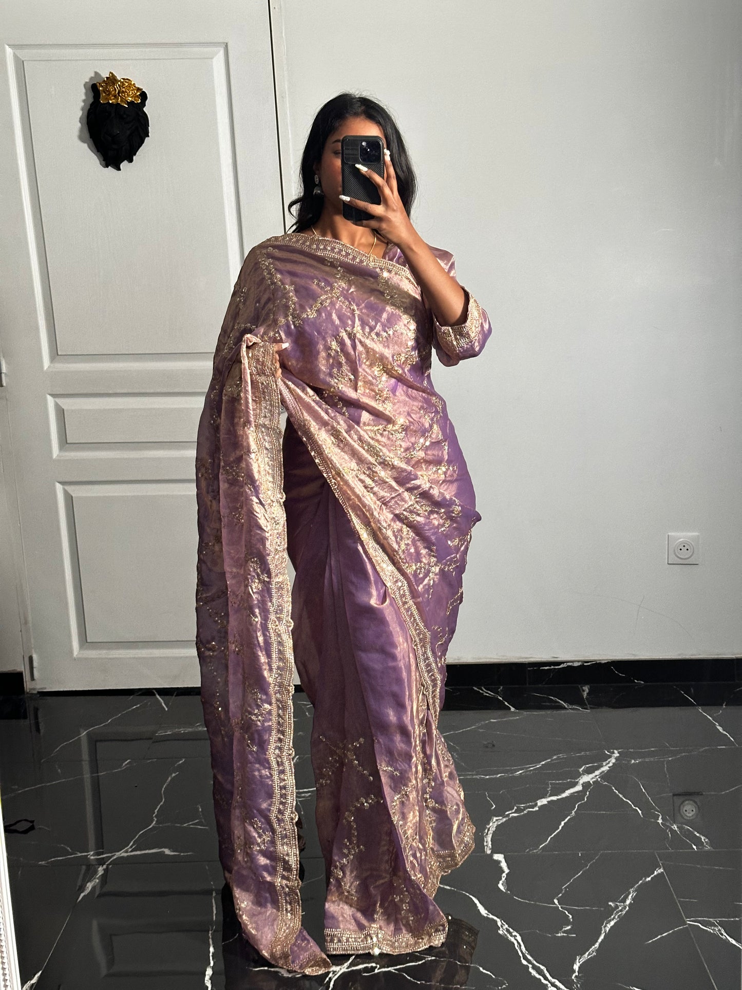 Saree Zoya lilas