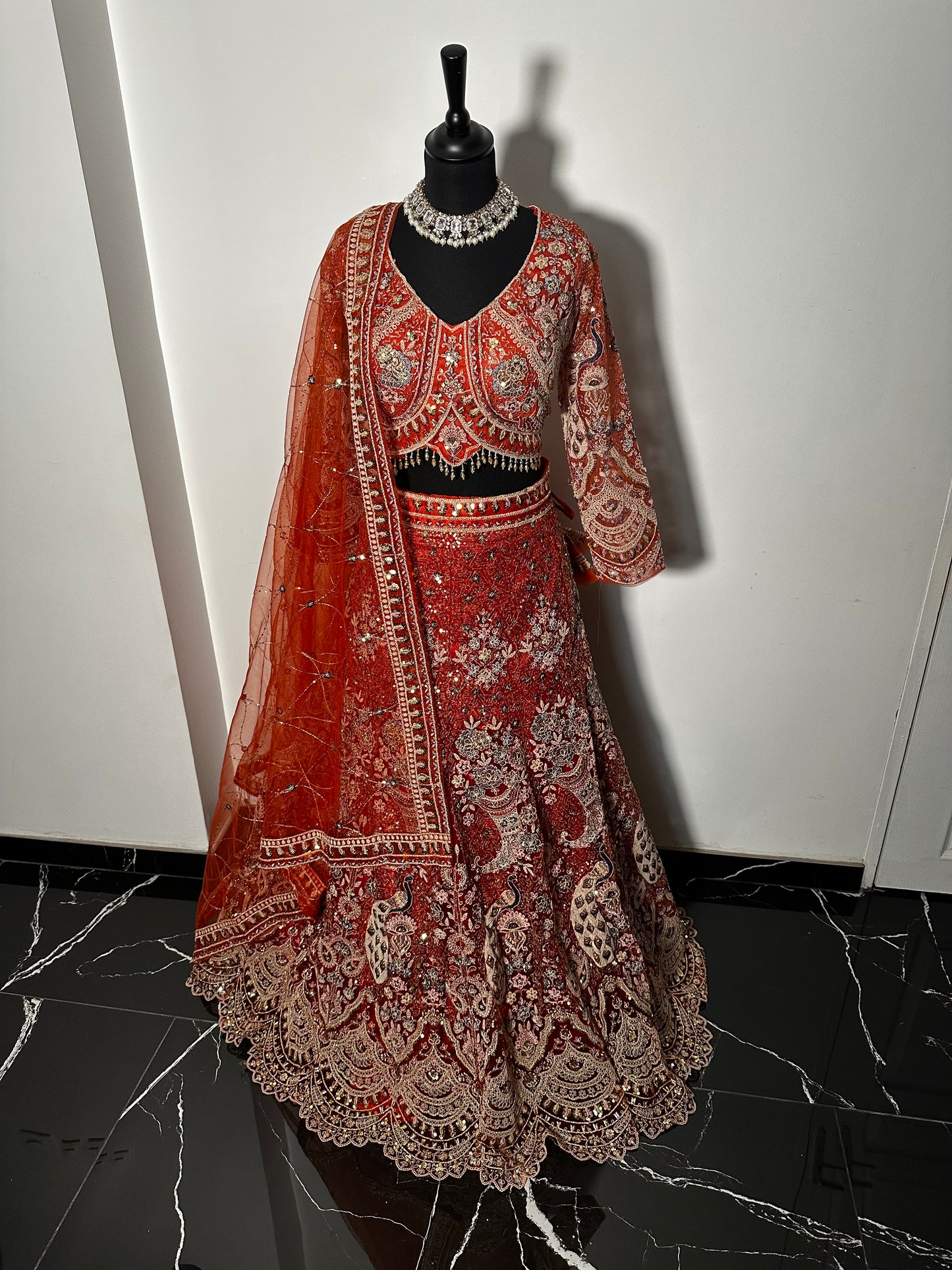 Lehenga Orange