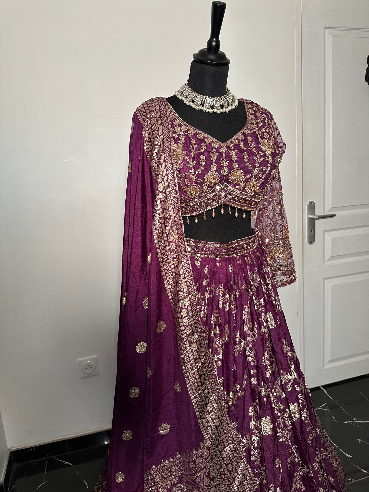 Lehenga Prune Maharani