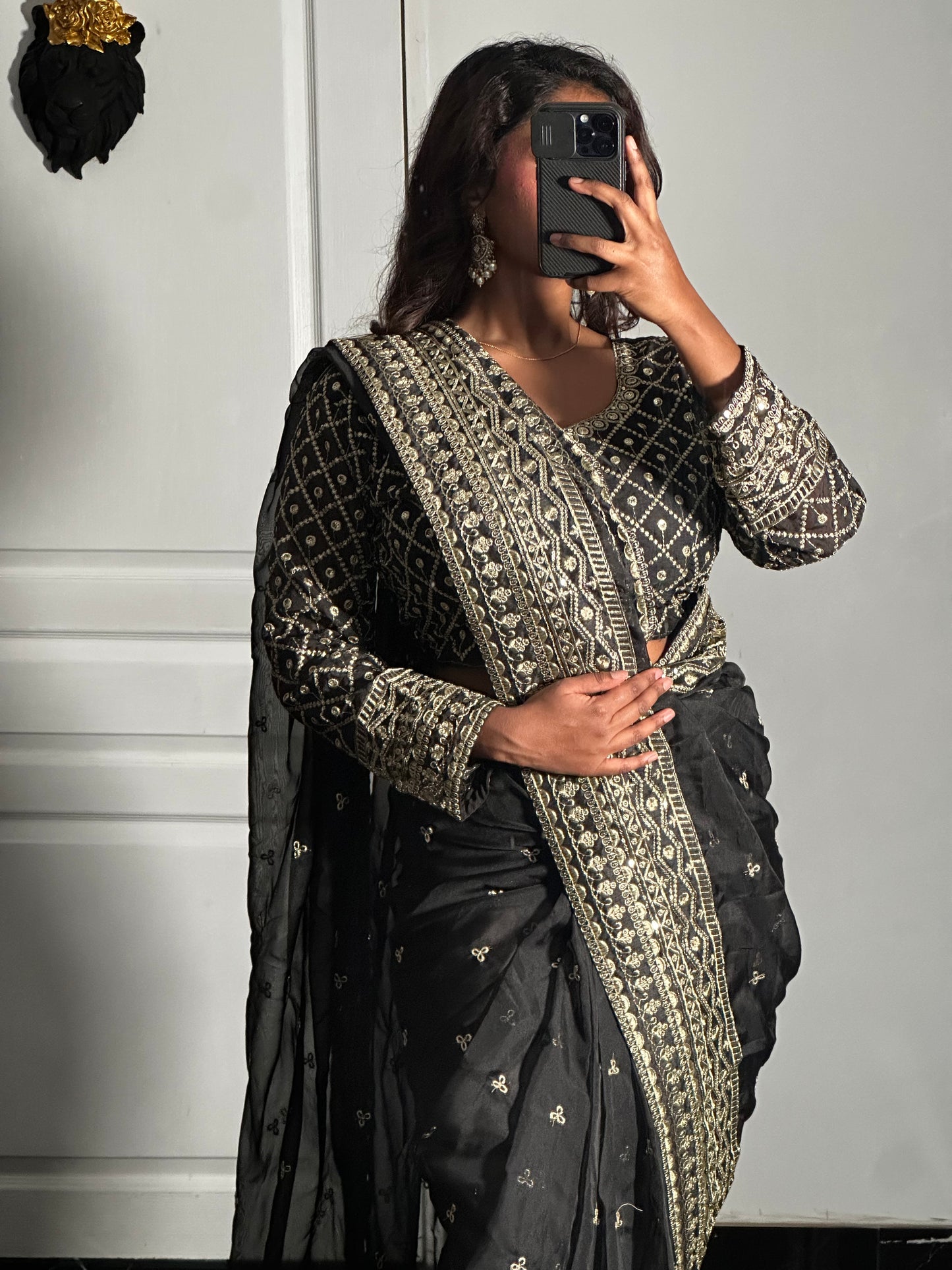 Saree Anaya noir
