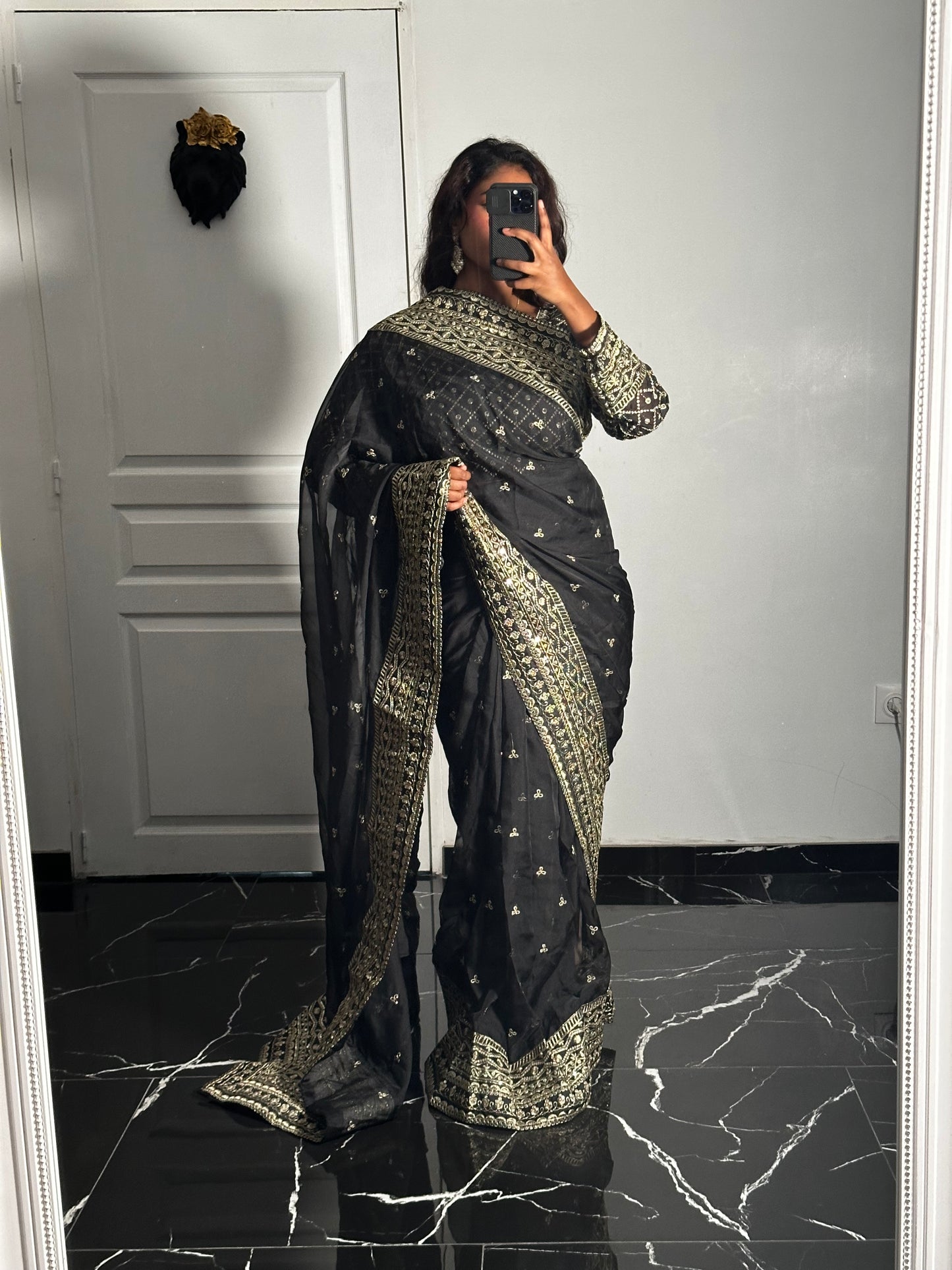 Saree Anaya noir