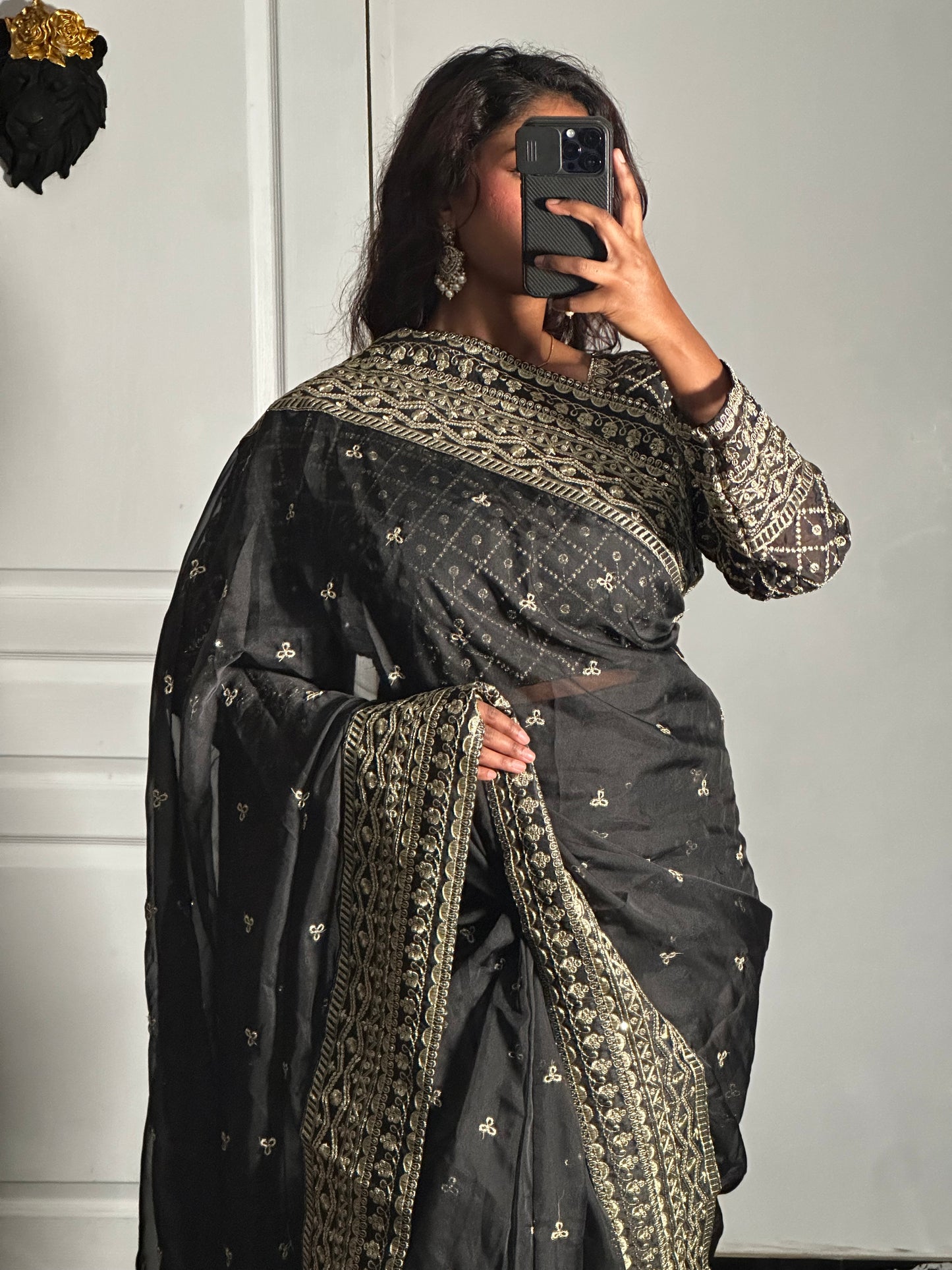 Saree Anaya noir