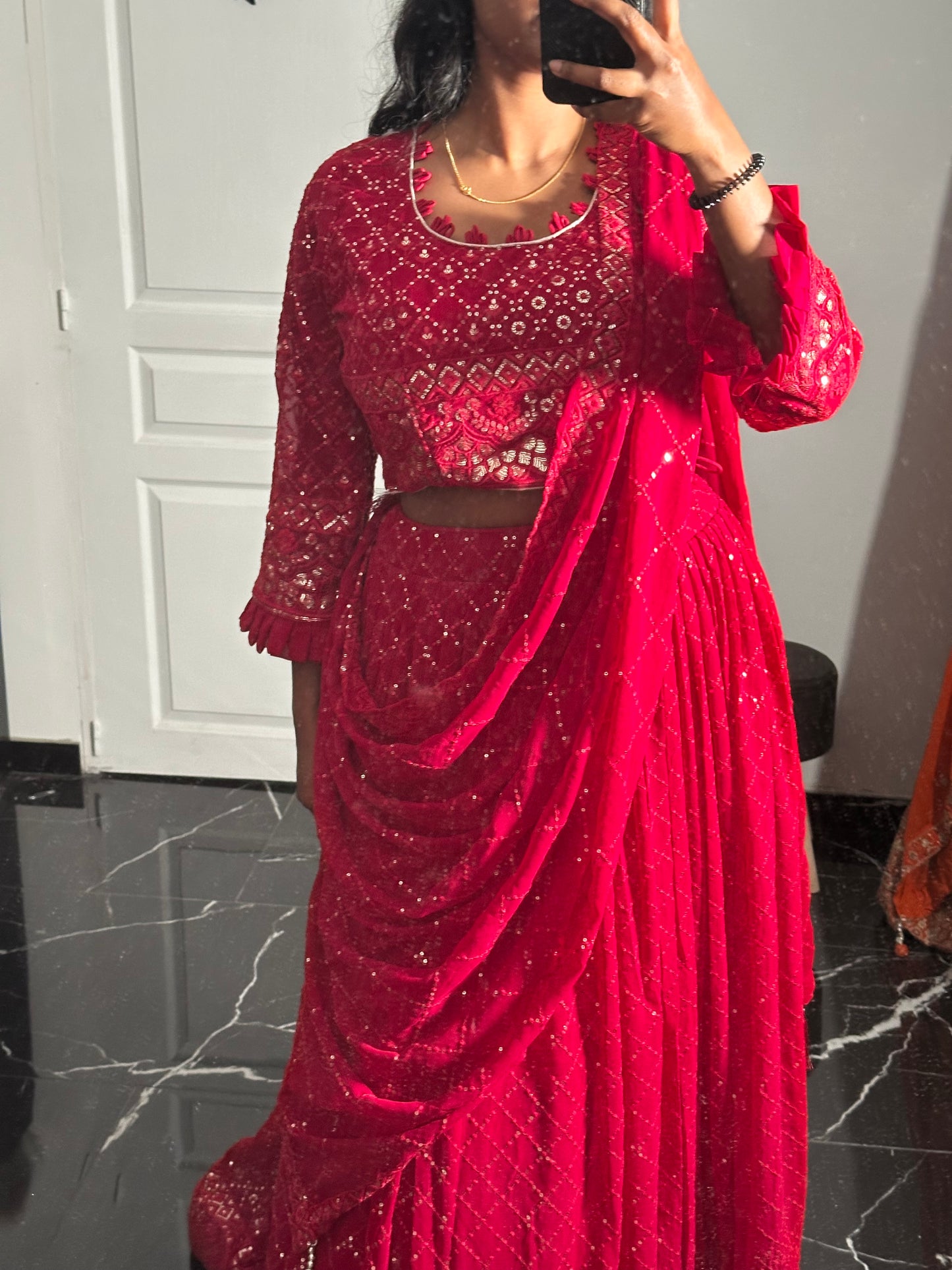 Lehenga Rose Fushia