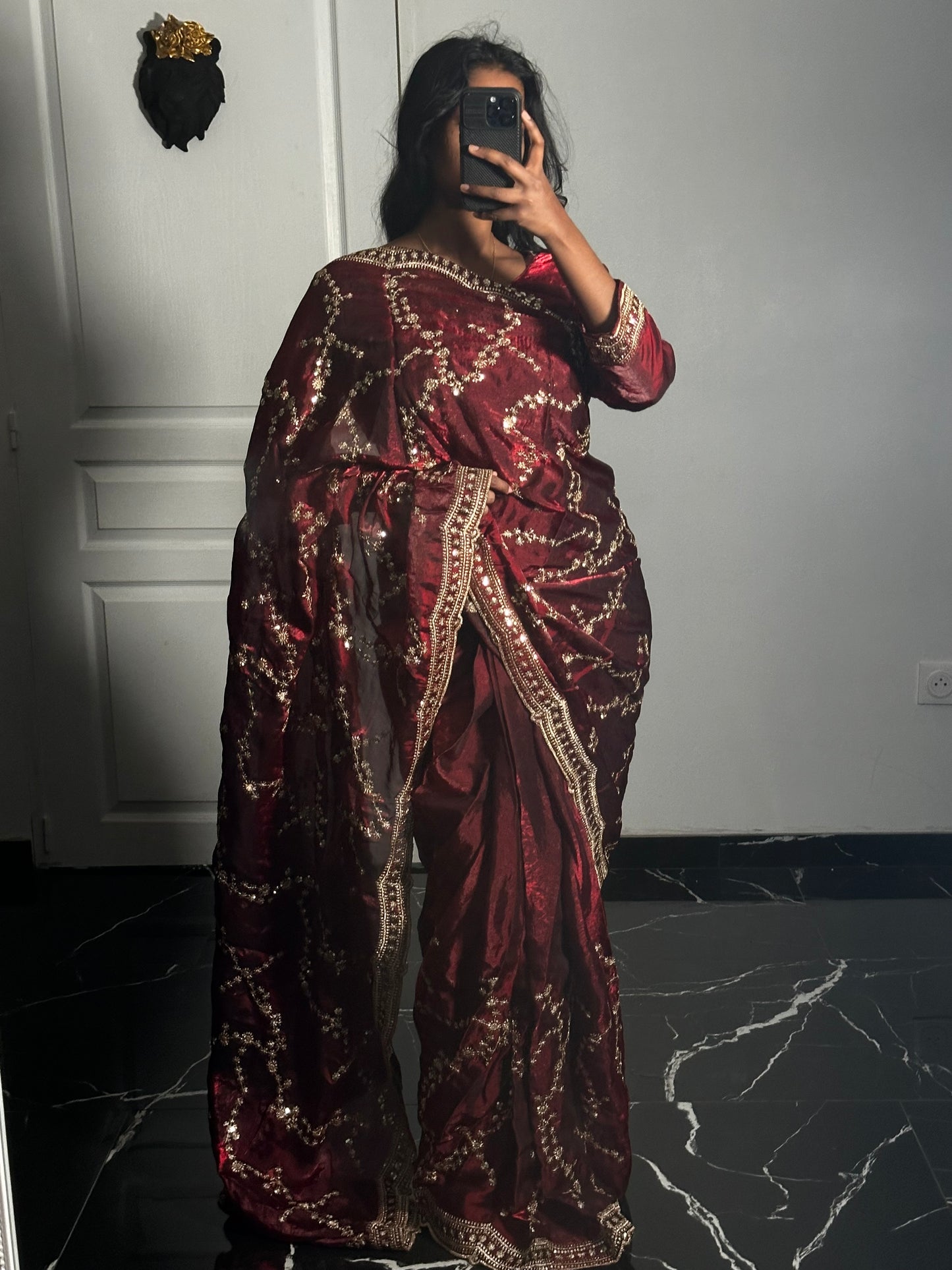 Saree Zoya rouge