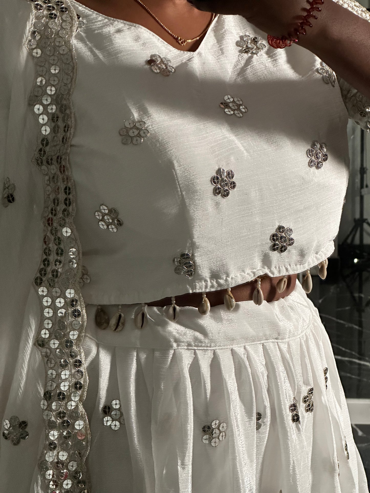 Taal lehenga semi stitched