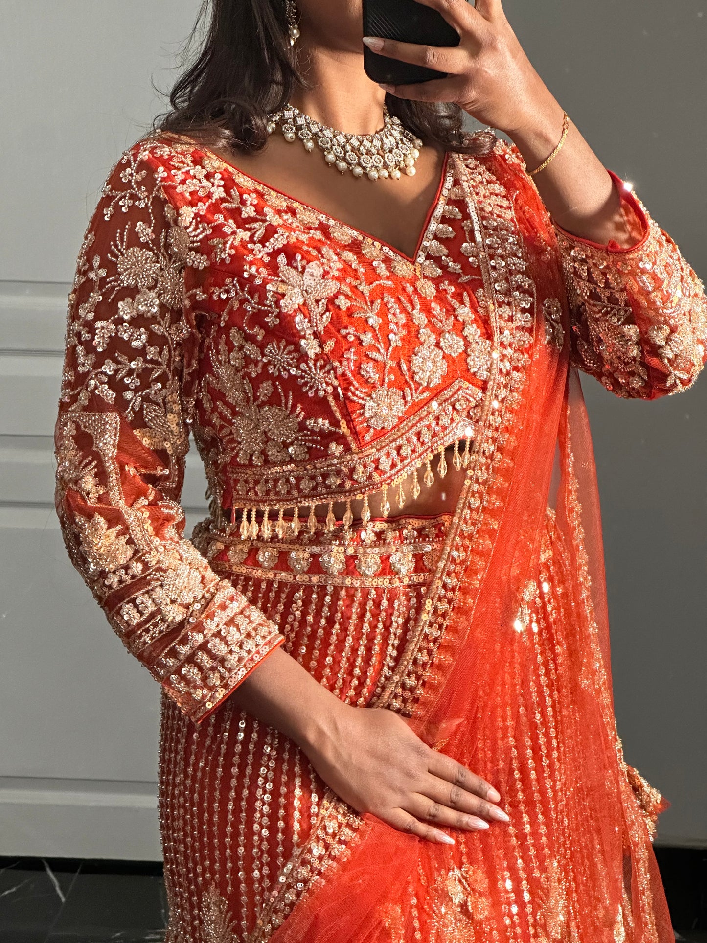 Lehenga Solena Orange