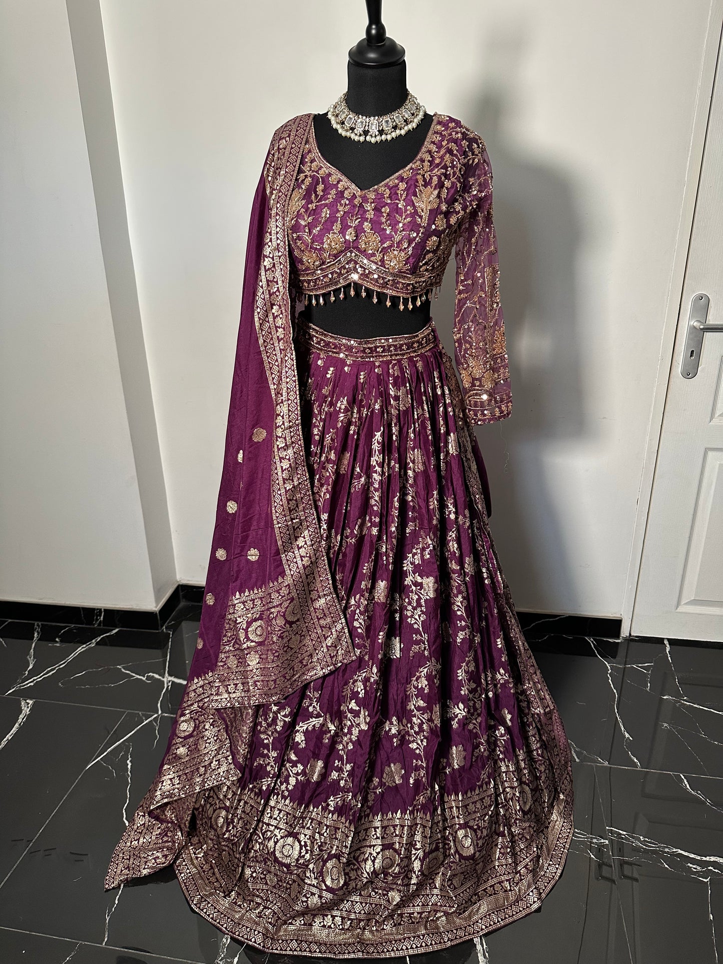 Lehenga Prune Maharani