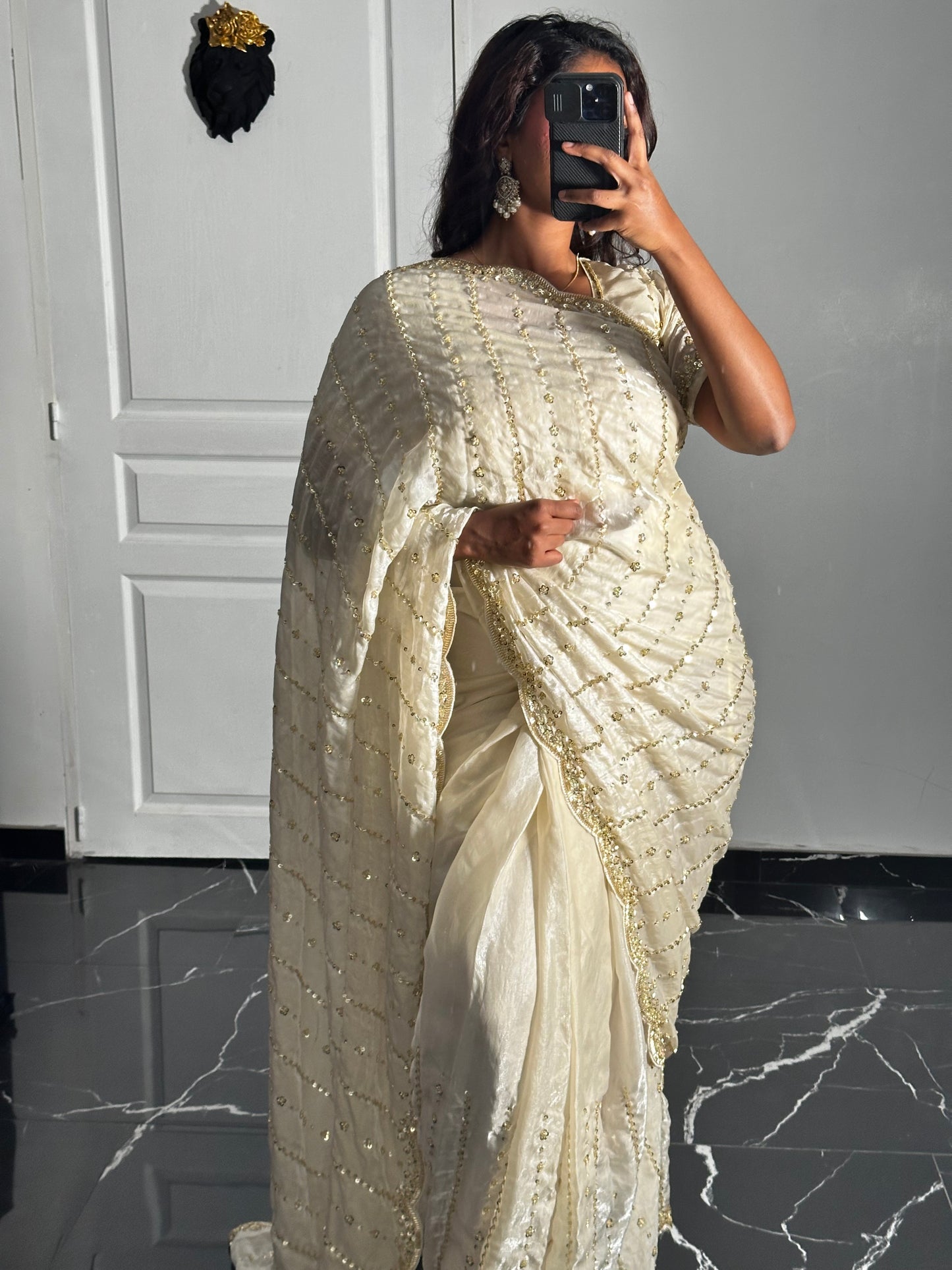 Saree perle Royal