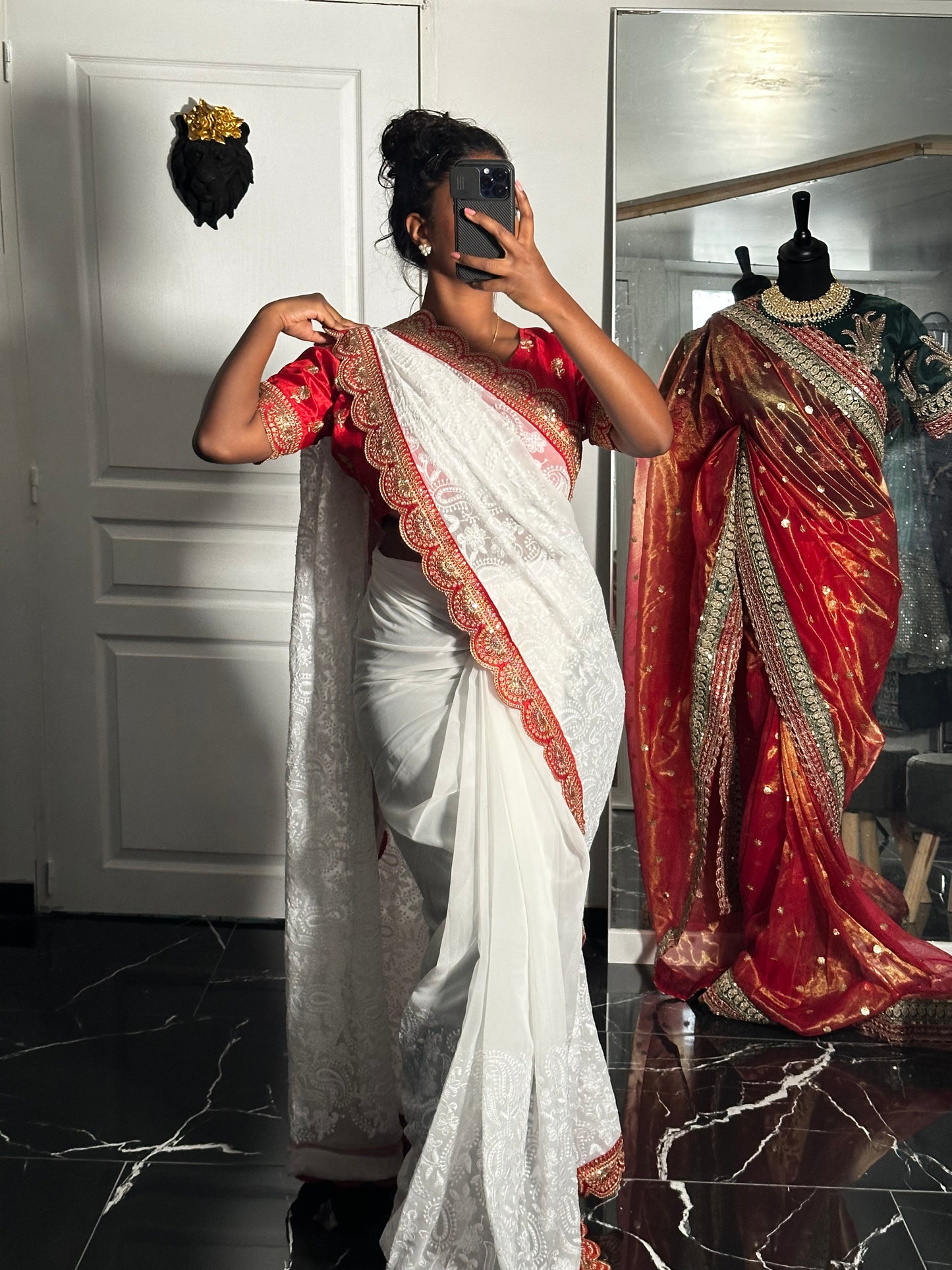 diwali saree