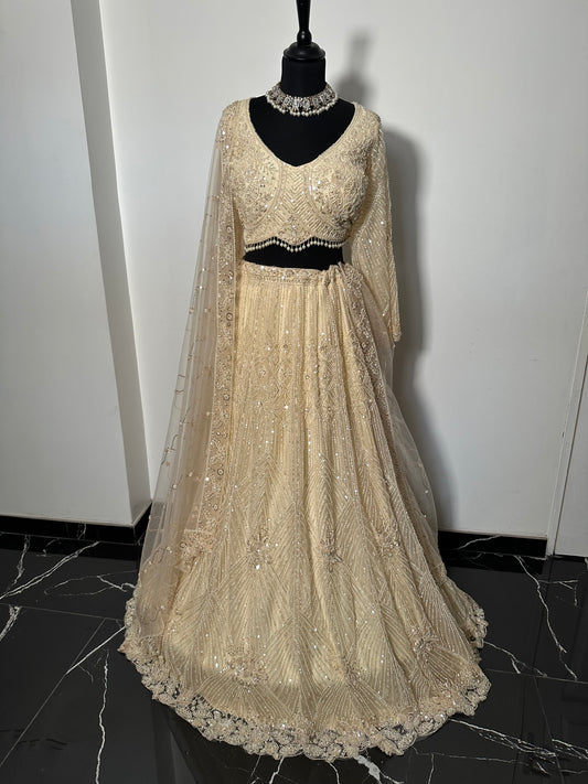 Lehenga Cream