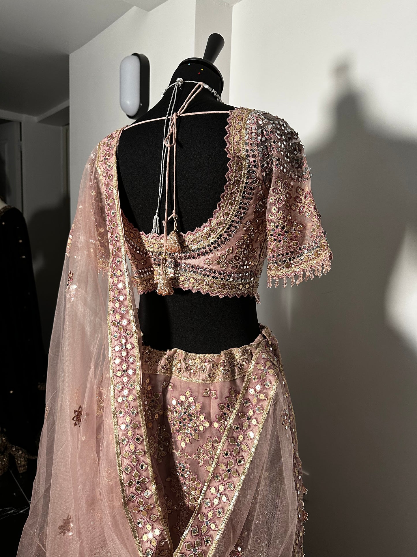 Lehenga rose ambré