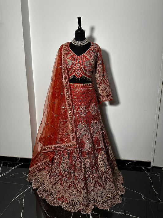 Lehenga Orange