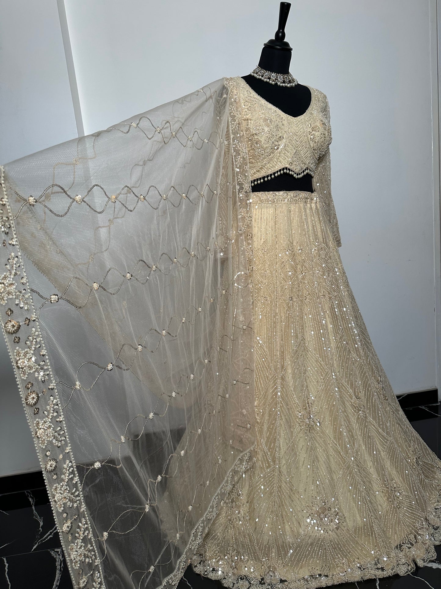 Lehenga Cream