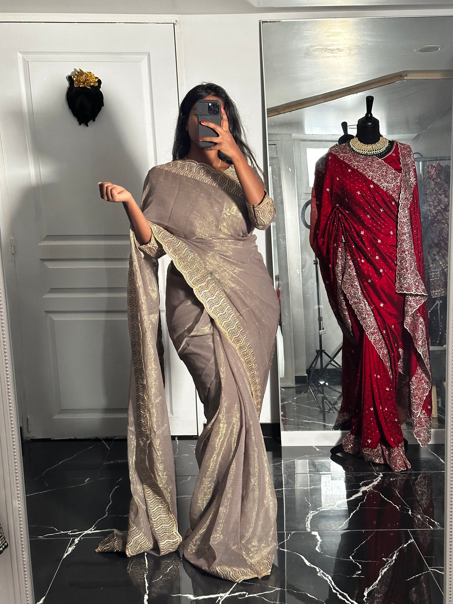 One minute saree nude