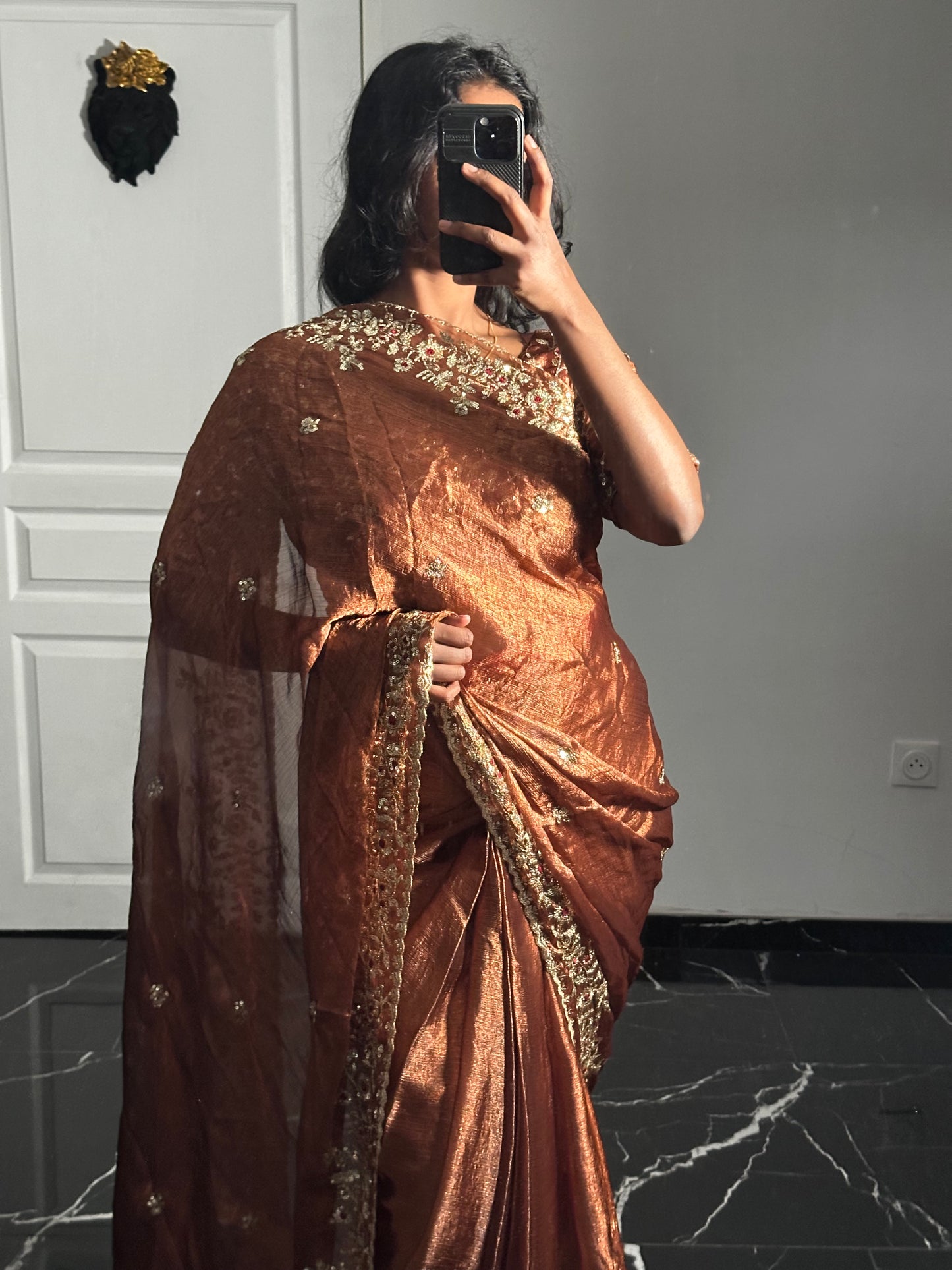 Saree soleil de bronze