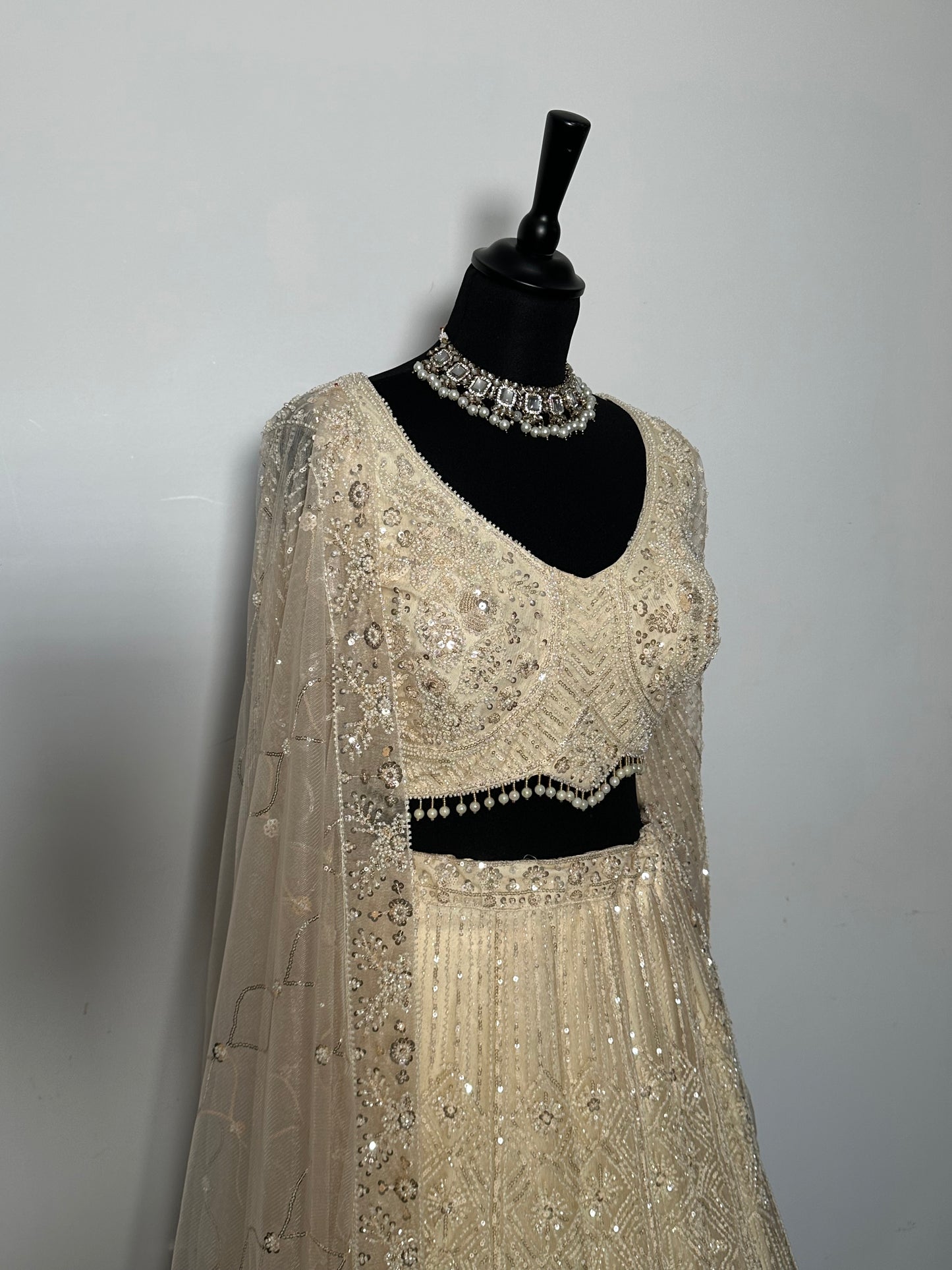 Lehenga Cream