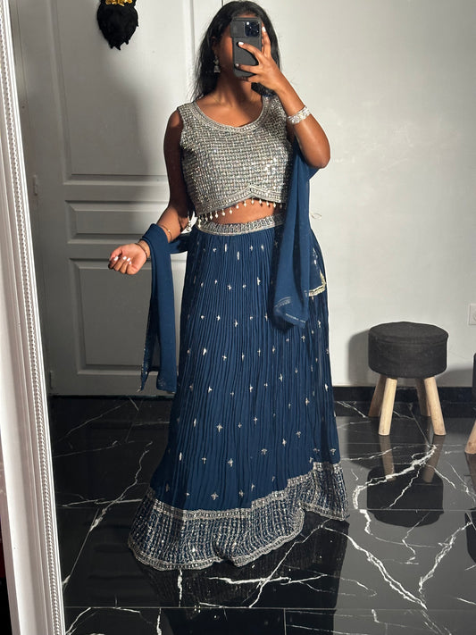 Juliette blue Lehenga