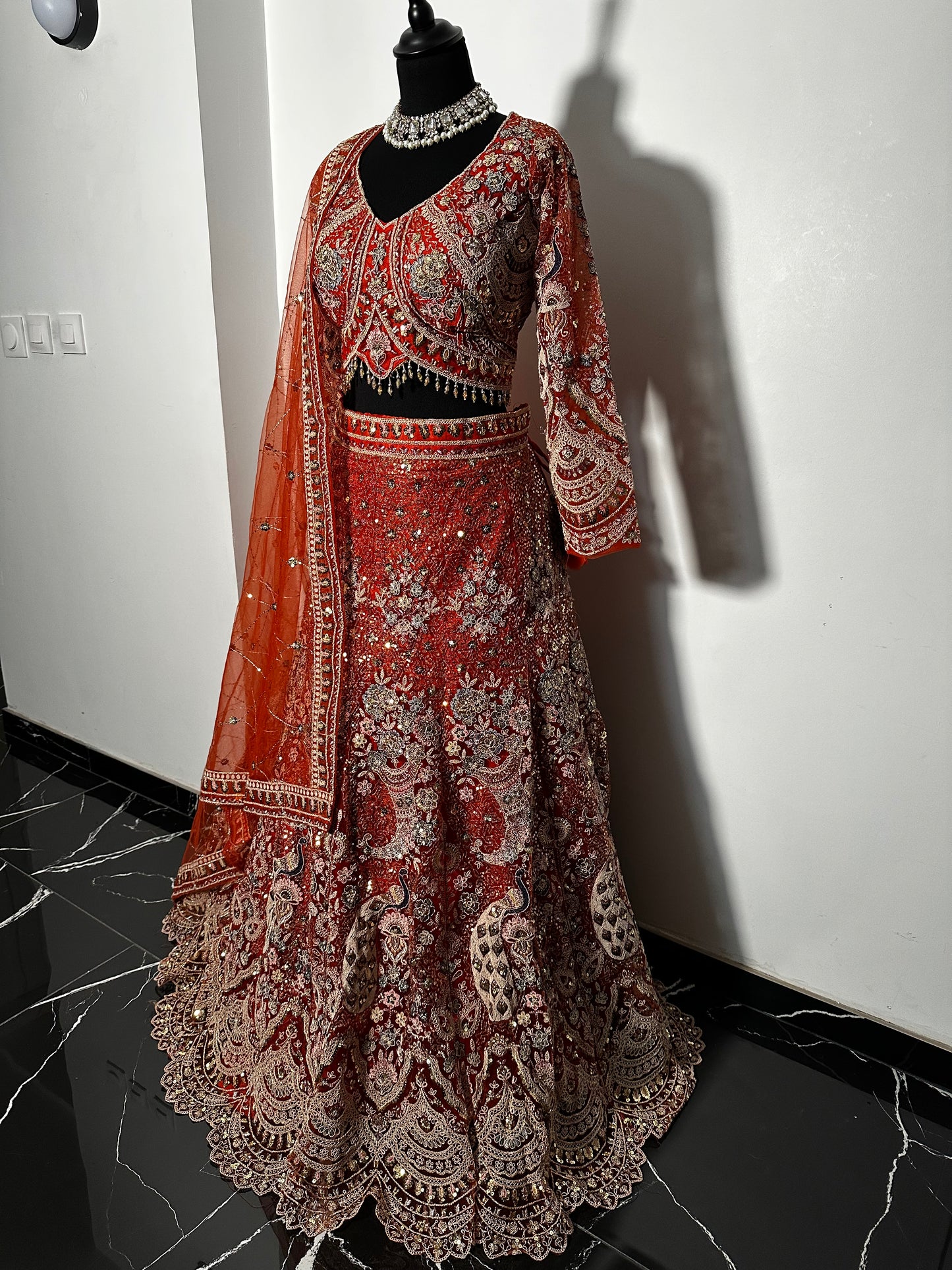 Lehenga Orange