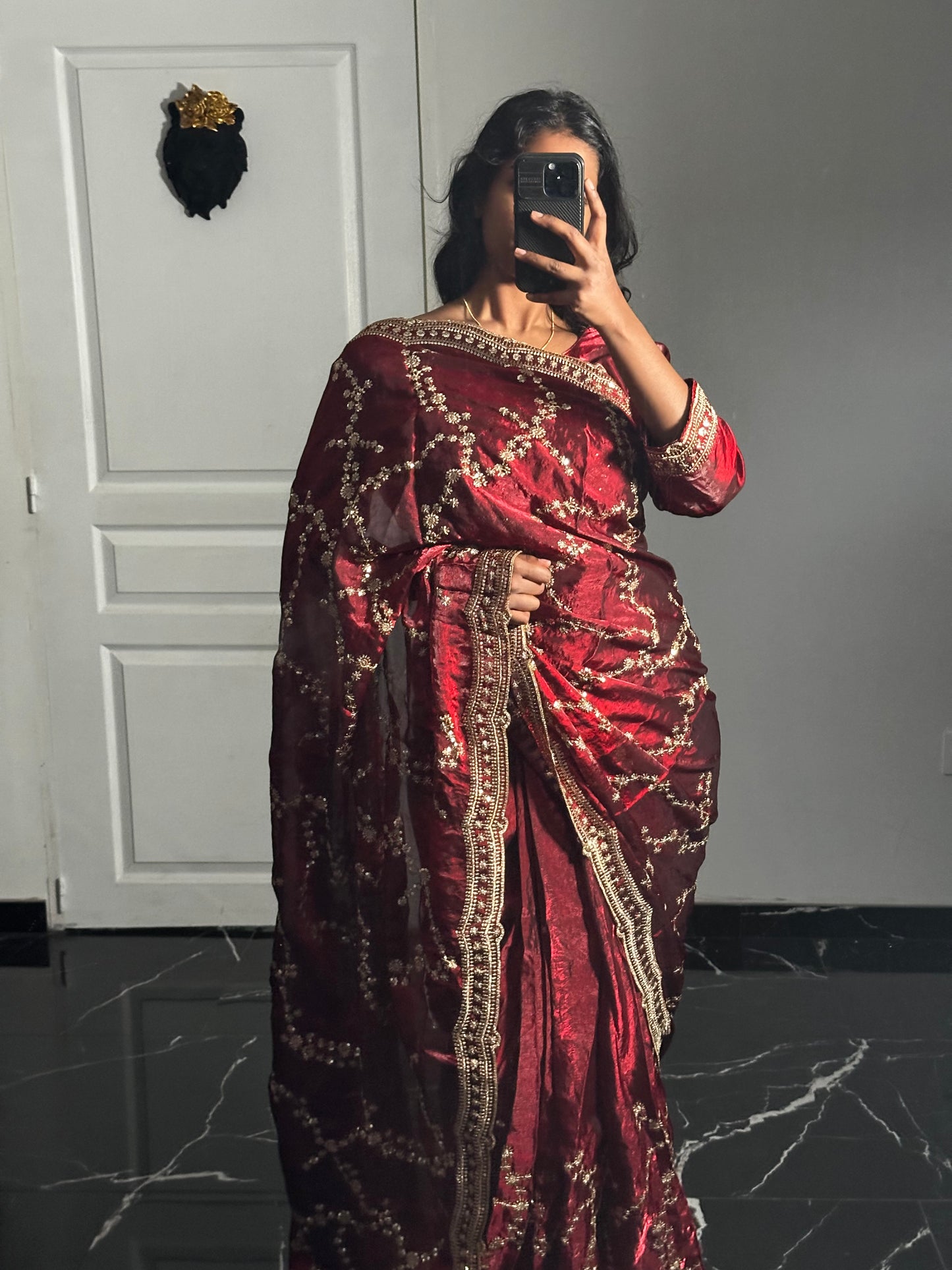 Saree Zoya rouge