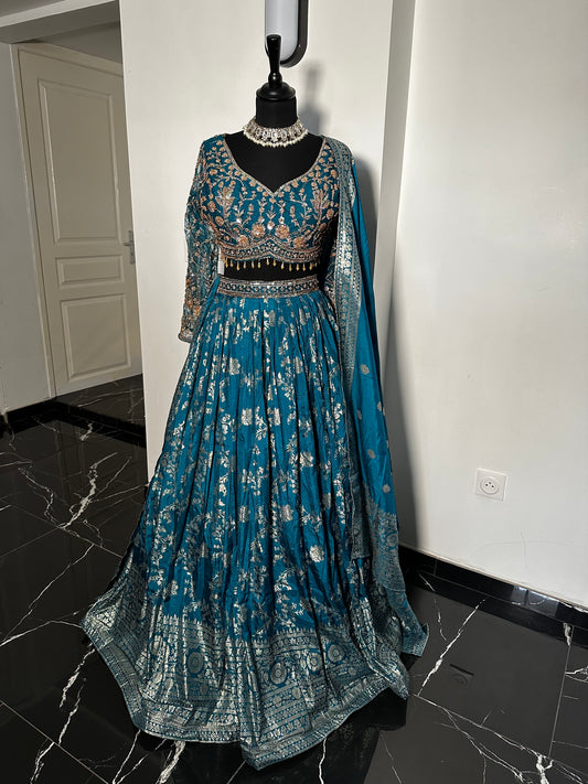 Lehenga Azure Maharani