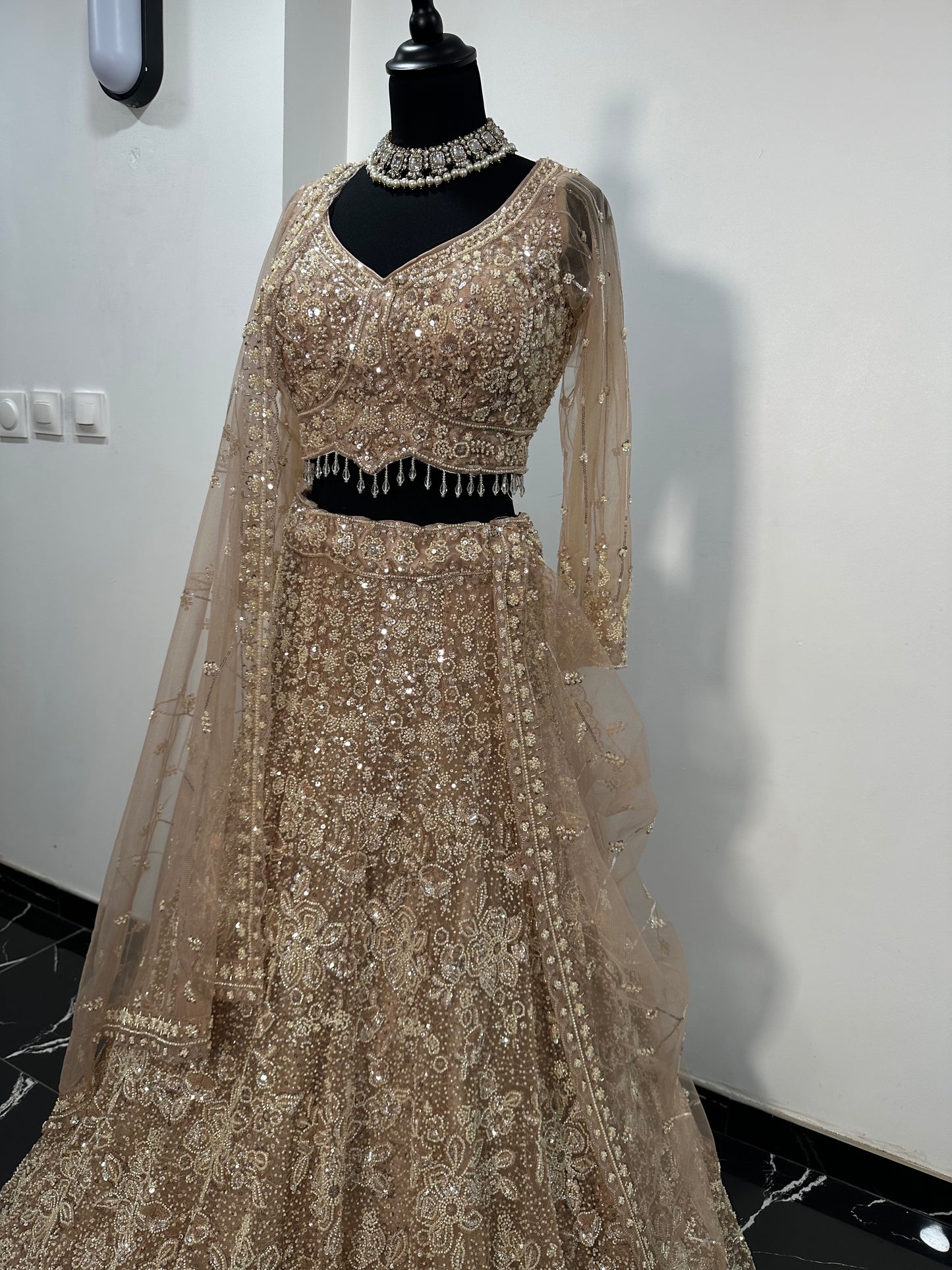 Lehenga champagne
