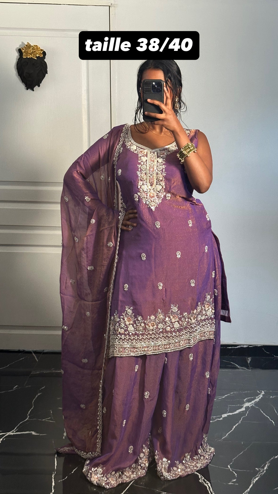 Salwar Améthyste Royale