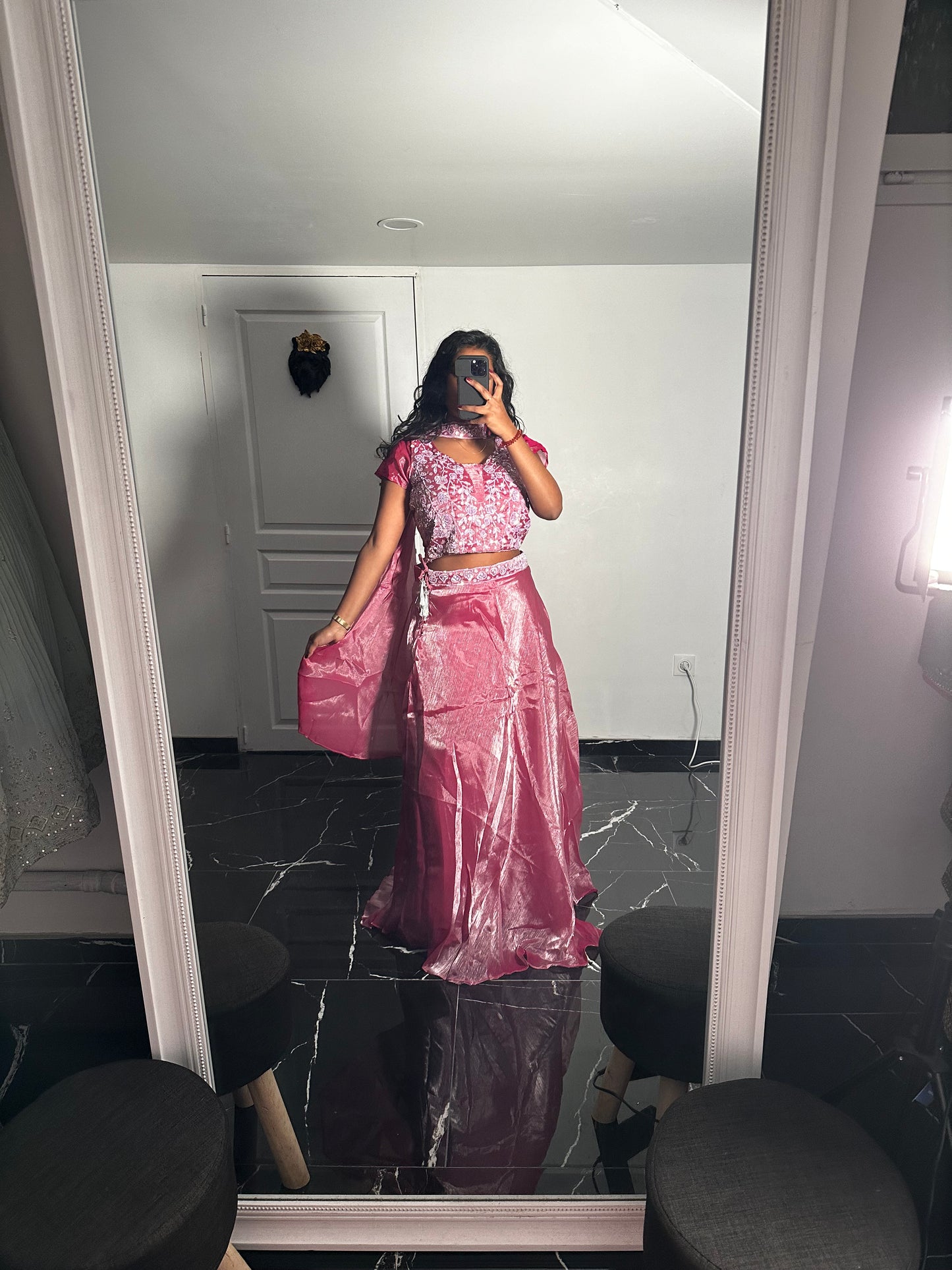 SAMOYA Lehenga Rose