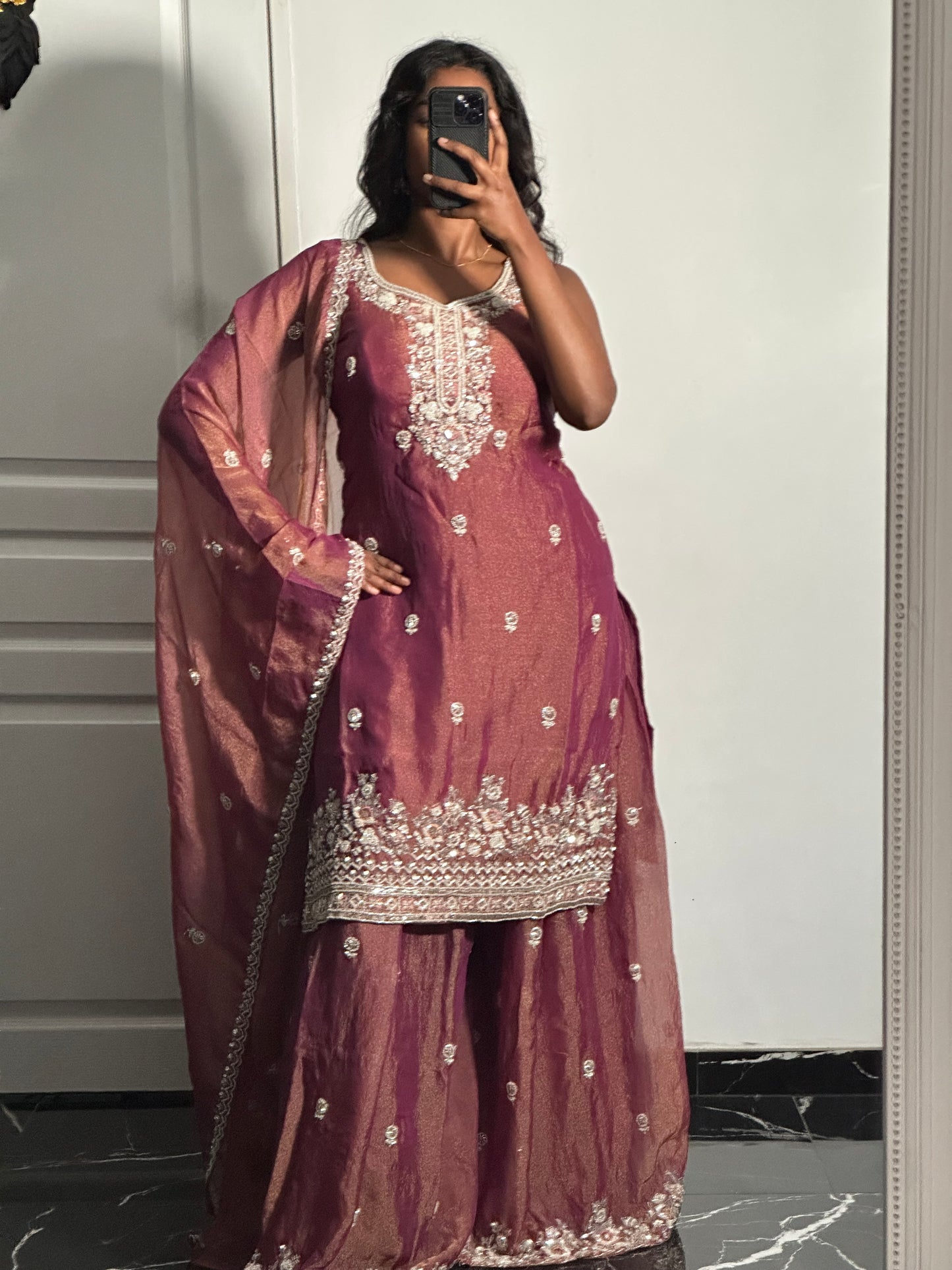Salwar Améthyste Rose