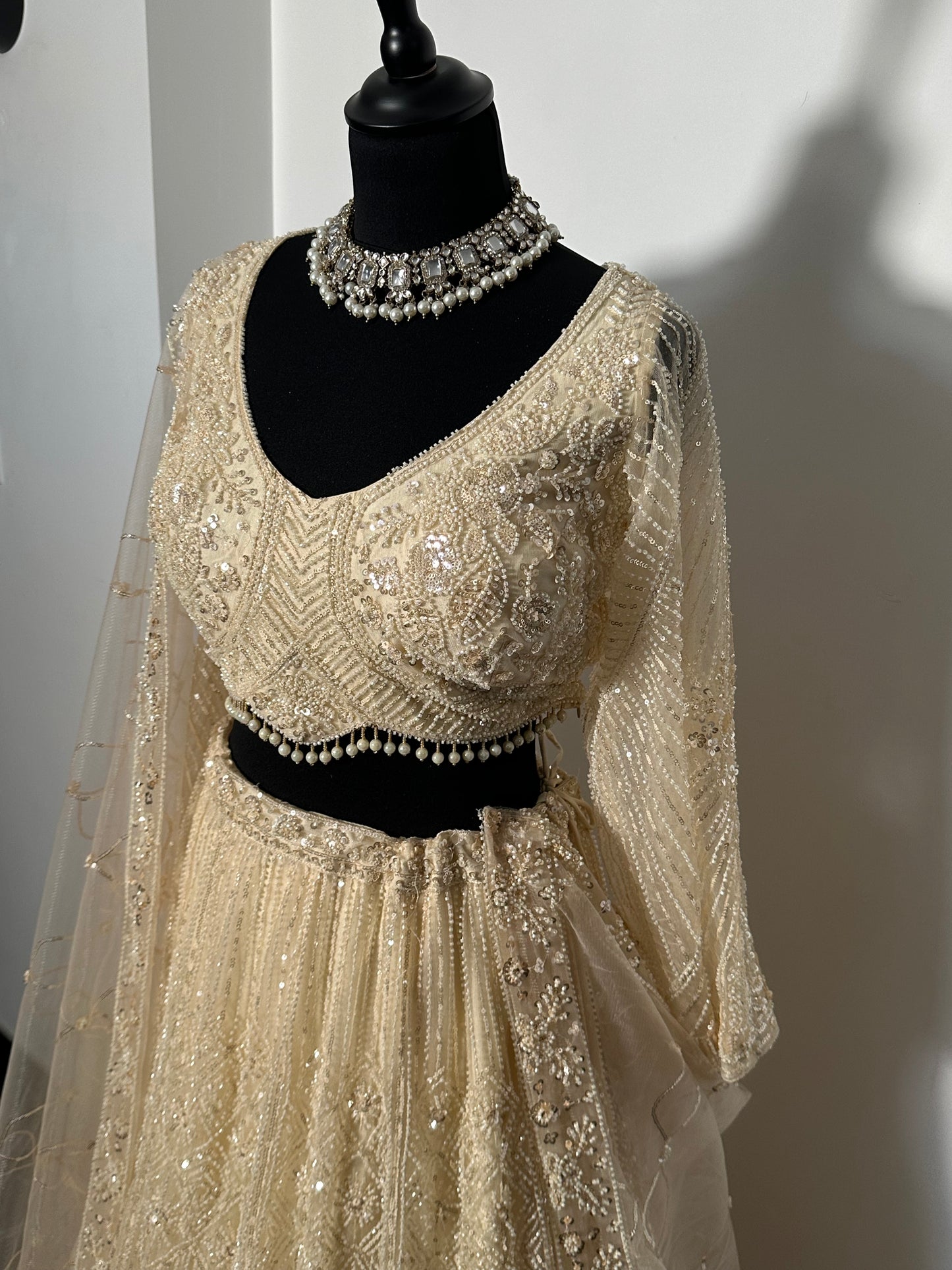 Lehenga Cream