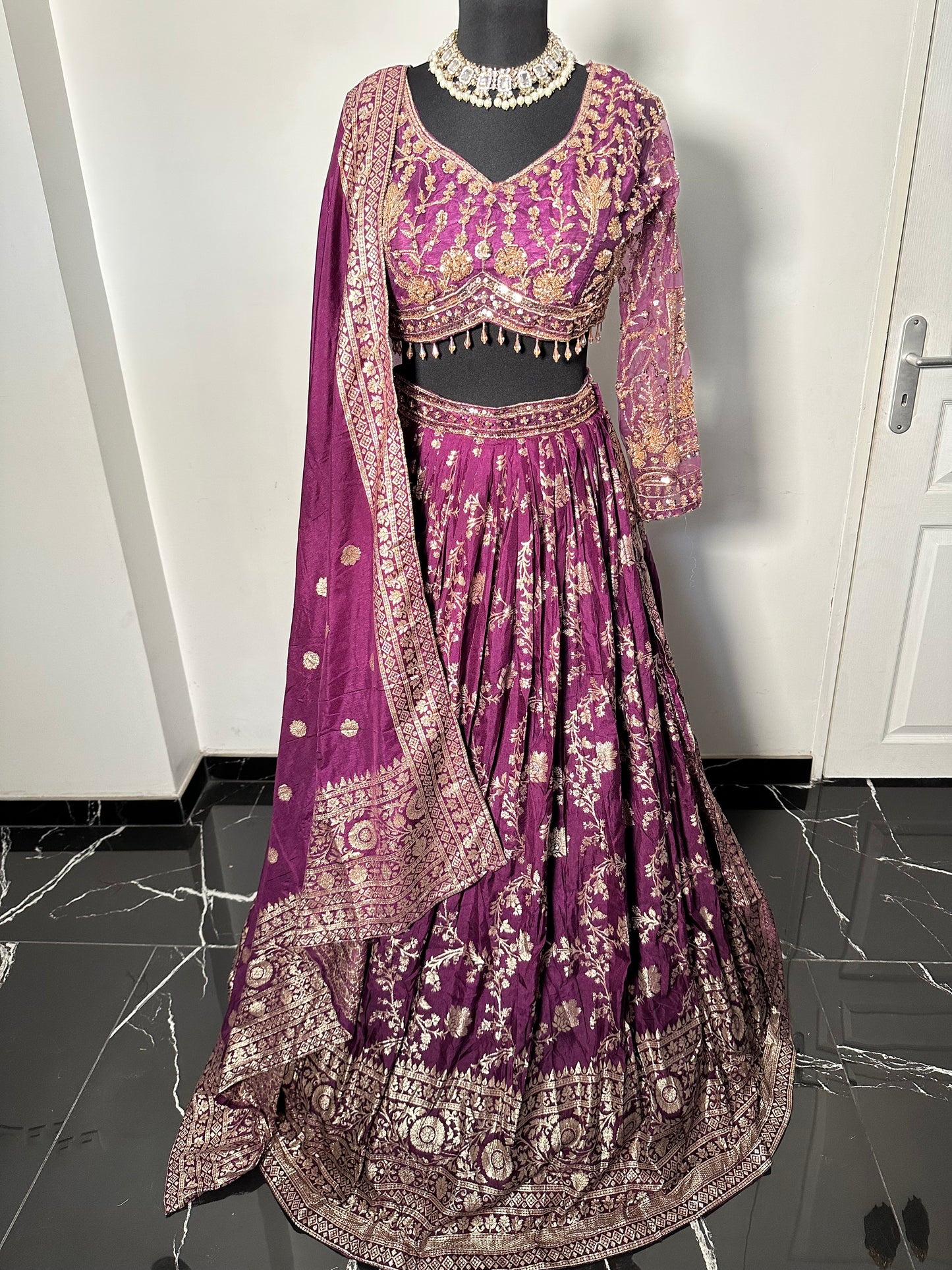Lehenga Prune Maharani