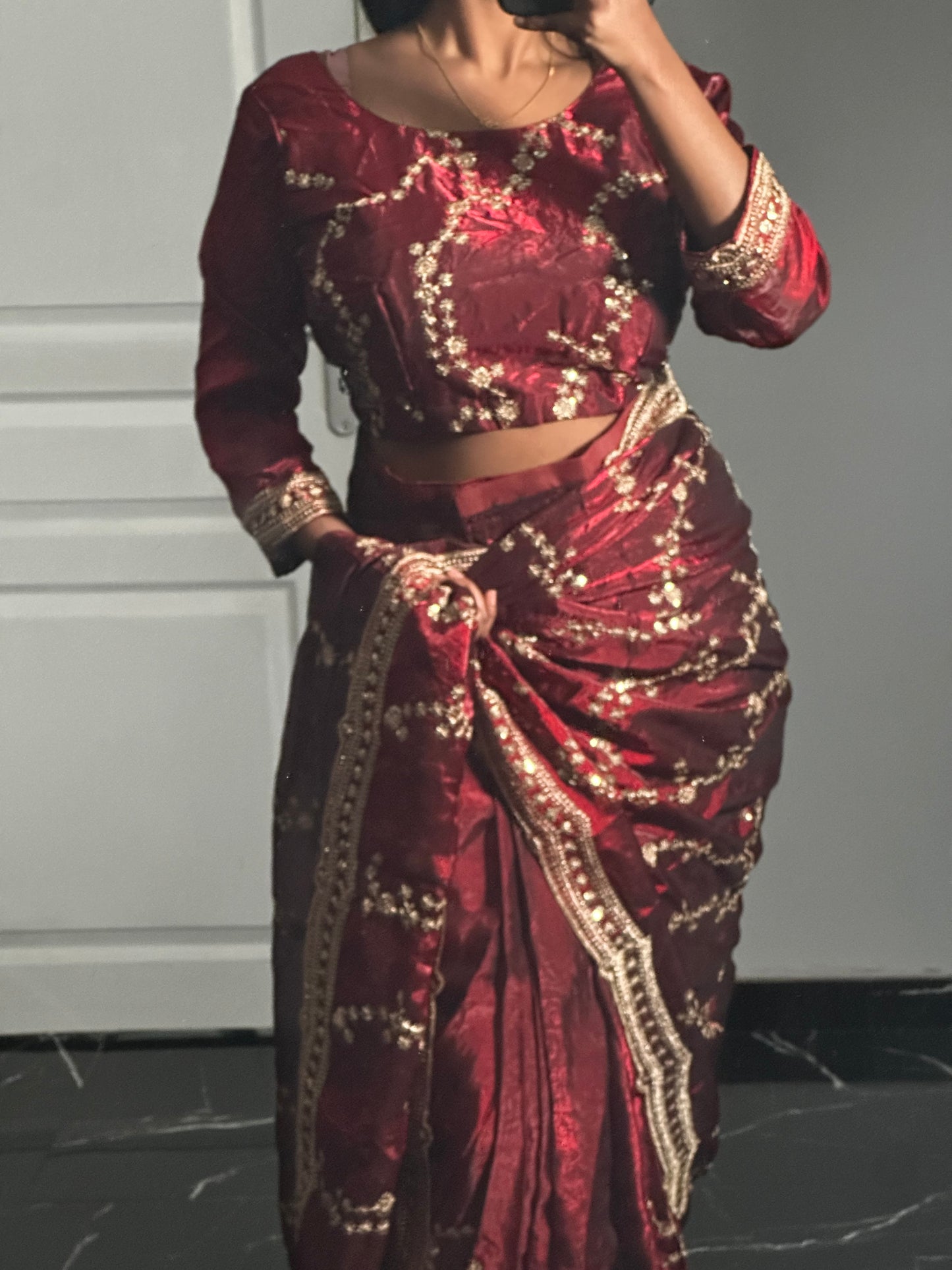 Saree Zoya rouge