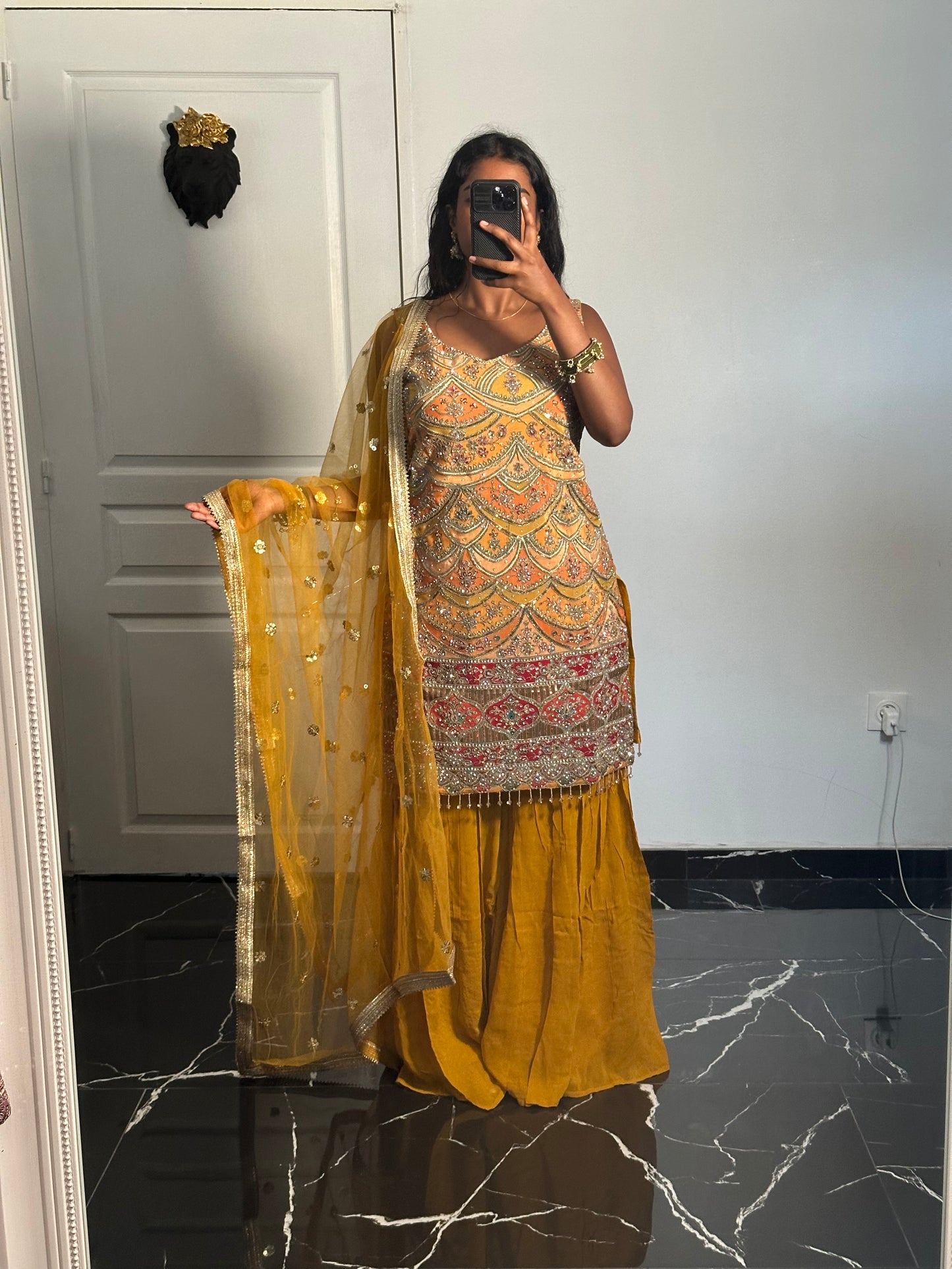 Salwar Safran Imperial