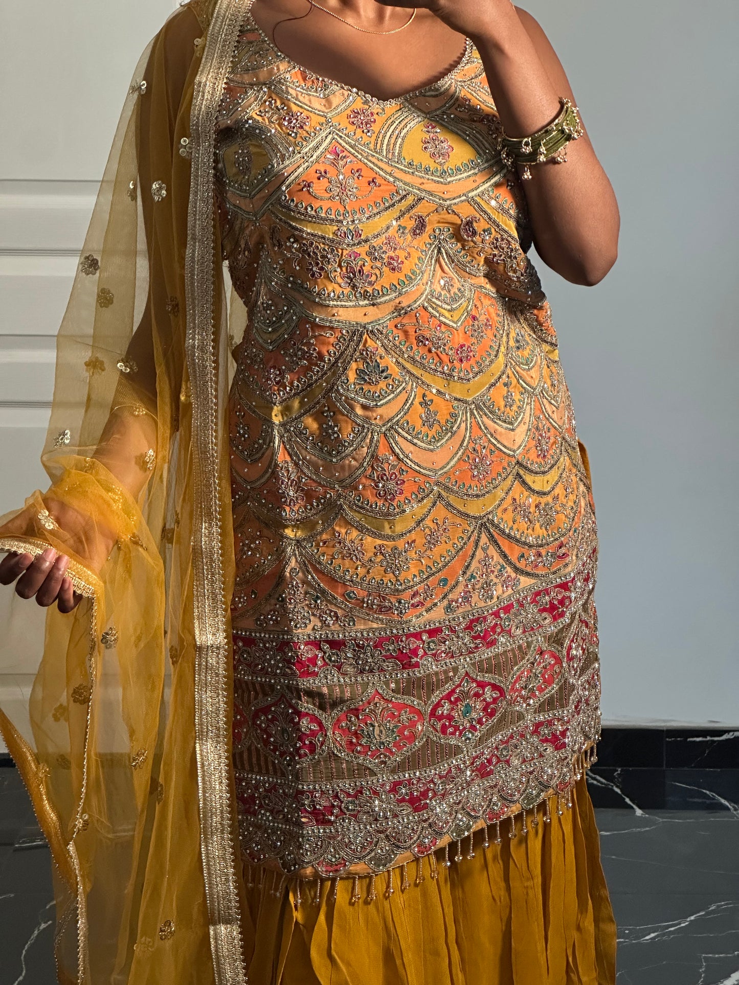 Salwar Safran Imperial