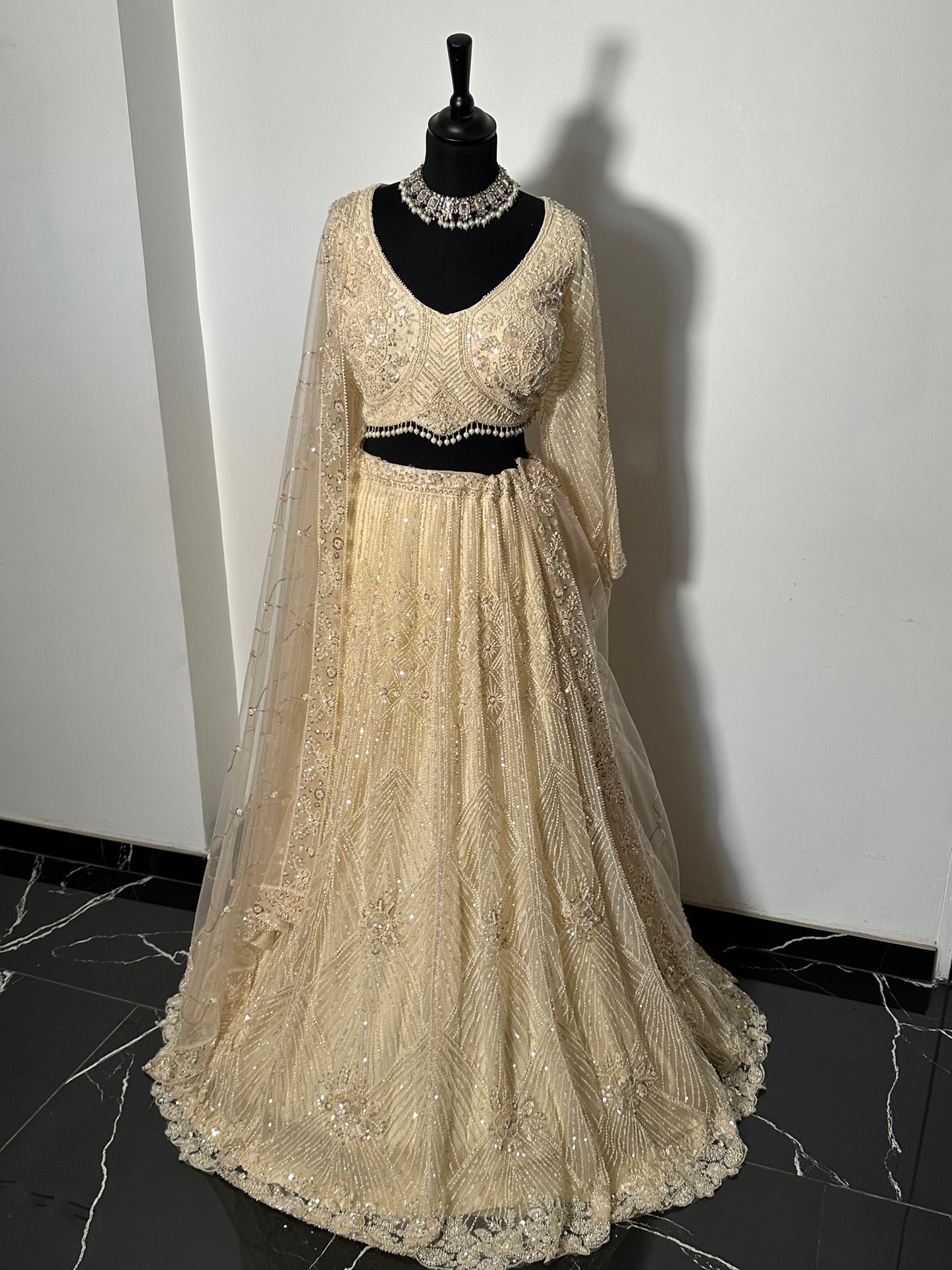 Lehenga Cream