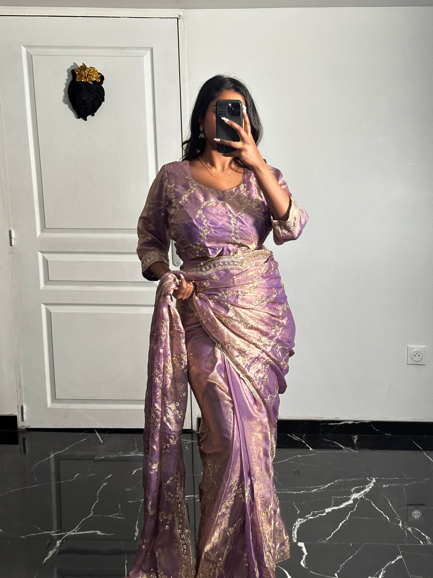 Saree Zoya lilas