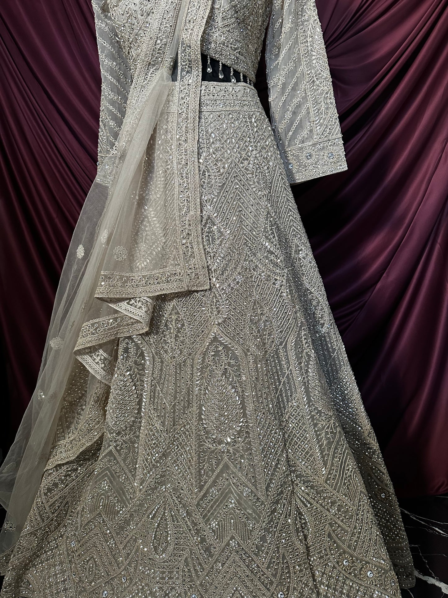 Lehenga Zahra Beige