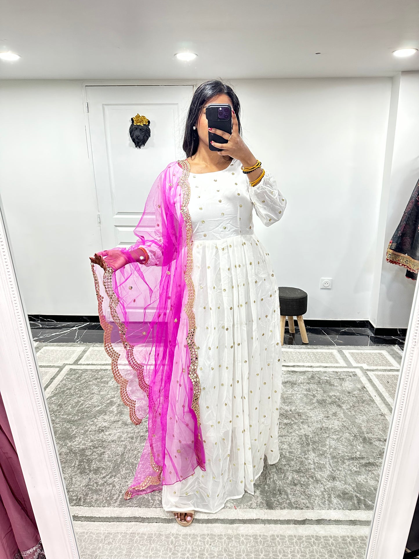 White Salwar